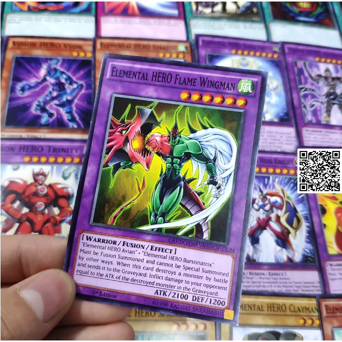 1449 Bộ bài vu trò chơi HERO Yuki Judai 45 lá ma thuật Magic Card Yu Gi Oh [3]