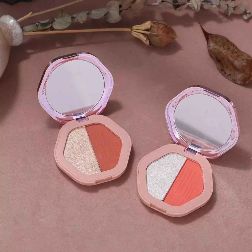 (Hàng Mới Về) Bảng Phấn Tạo Khối 2 Màu Lấp Lánh Chống Thấm Nước Lâu Trôi | BigBuy360 - bigbuy360.vn