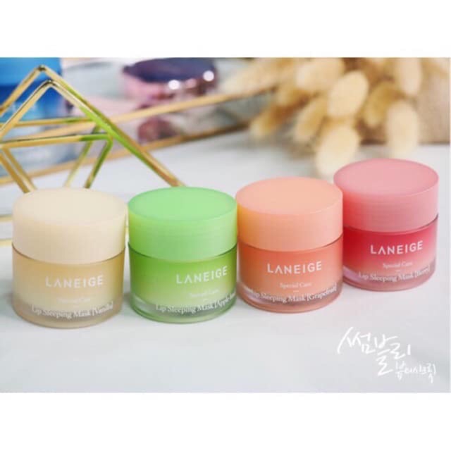 SET Ủ MÔI LANEIGE 4 HŨ 8g