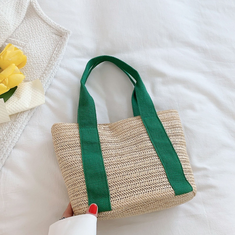 Túi Xách Đan Mây Màu Sắc Đơn Giản Thời Trang Cho Nữ