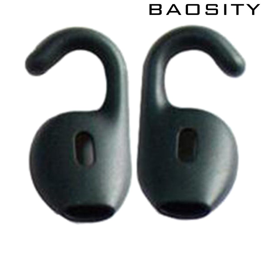 (baosity) 1 Cặp Nút Silicon Bọc Tai Nghe Cho Jabra Boost (trái + Phải) Đen
