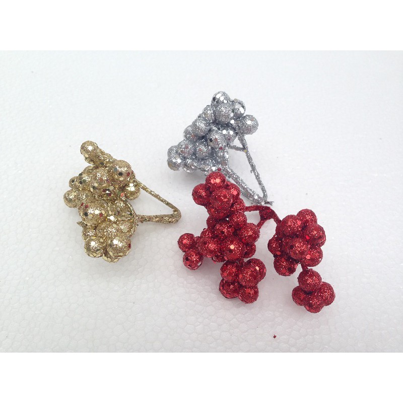 Chùm Diệu (quả Cherry) trang trí cây thông Giáng Sinh
