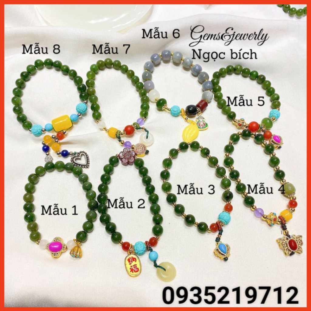 Mẫu bestseller Vòng tay phối nhiều phụ kiện cao cấp khác nhau là biểu tượng của sự may mắn, bình an được nhiều người ưa