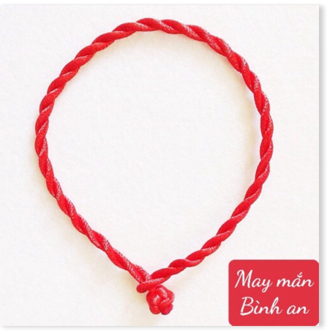 VÒNG TAY CHỈ ĐỎ MAY MẮN - BÌNH AN