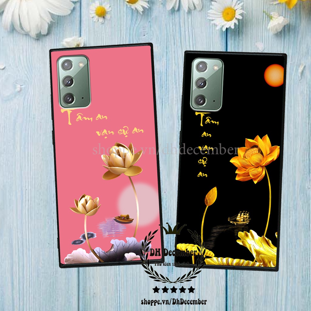 Ốp lưng Samsung Galaxy NOTE 20 in hình thư pháp tâm an vạn sự an ,mã đáo thành công SIÊU CHẤT