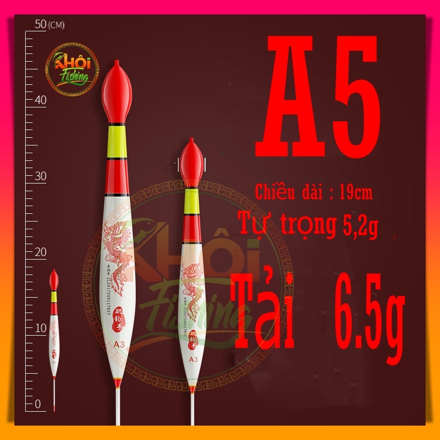 Phao câu đài nổi, câu lửng săn hàng - Khôi Fishing