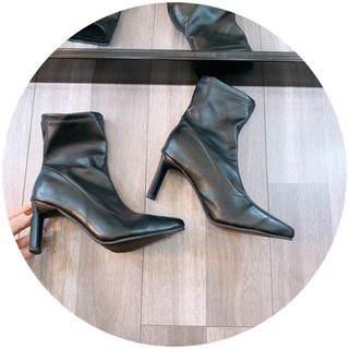 Boot da cao cấp gót mảnh siêu xinh, đế cao 7cm