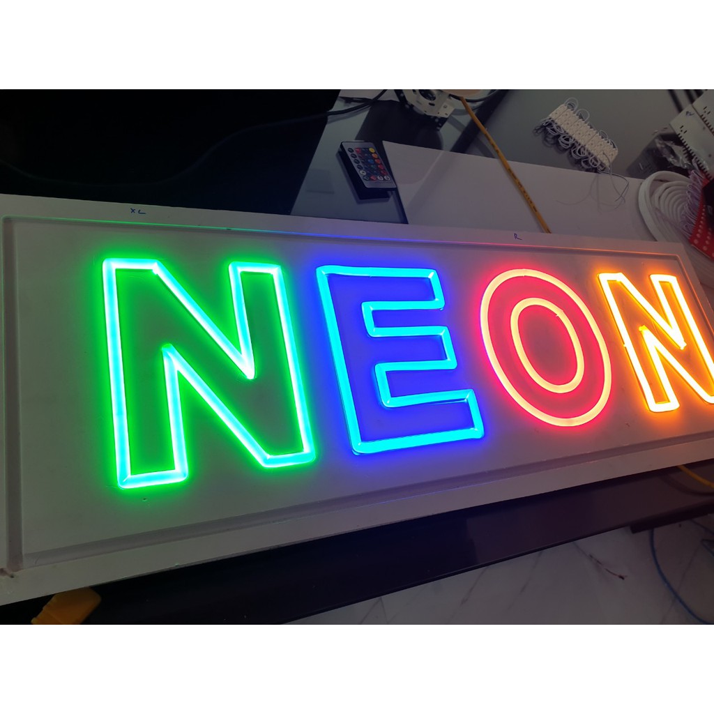 LED Neon dời kích thước bản 8 mm dùng trang trí,làm chữ biển quảng cáo, chiều dài 1mét