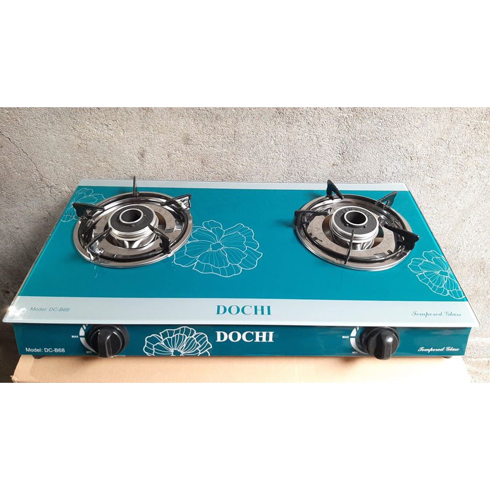 Bếp ga đôi mặt kính Dochi/Bếp gas mặt kính DOCHI sang trọng,chịu lực