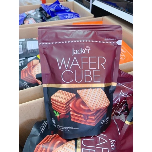 Bánh Xốp wafer Cube Jacker 150g Malaysia