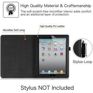 Bao da 2 góc dành cho iPad mini 4 - Hàng nhập khẩu cao cấp