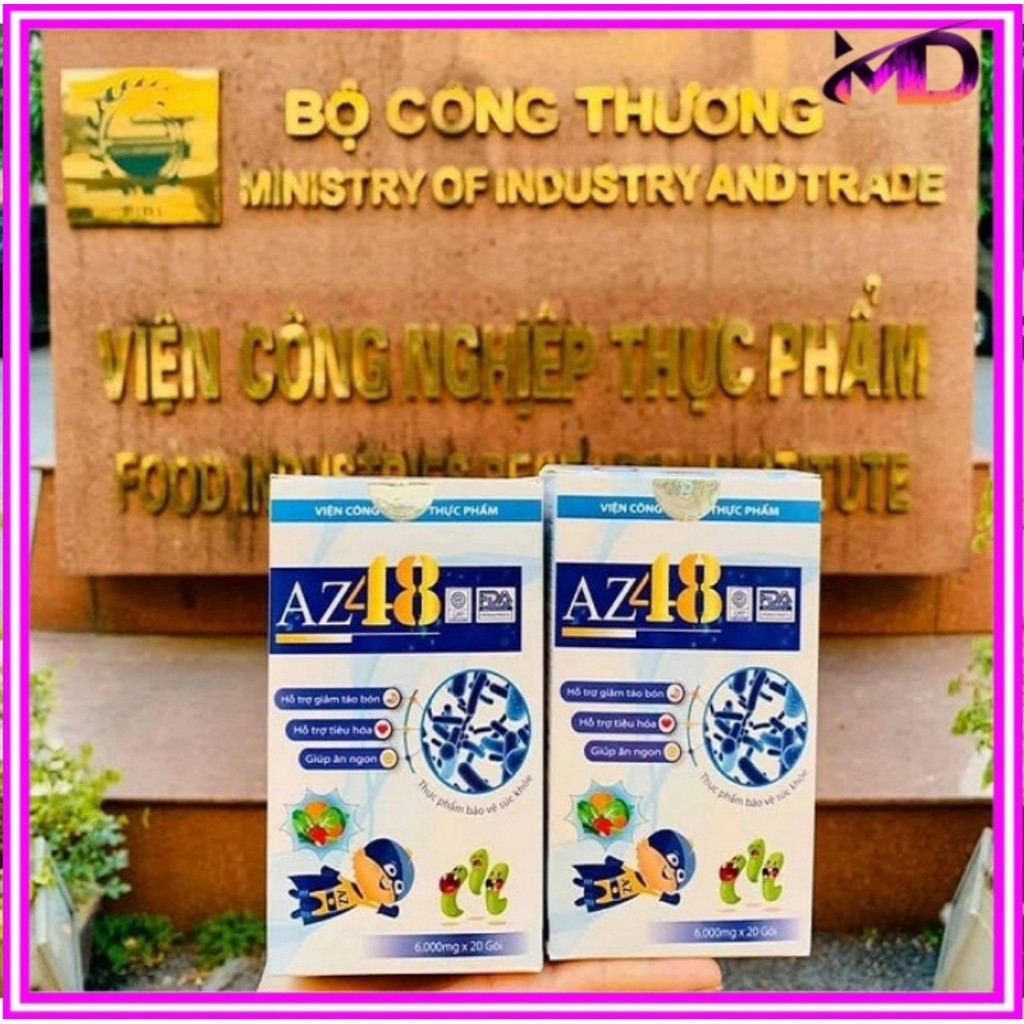 (Combo 2 hộp) Men tiêu hoa AZ48 , Men hỗ trợ tiêu hóa AZ48  giúp bé hêt táo bón