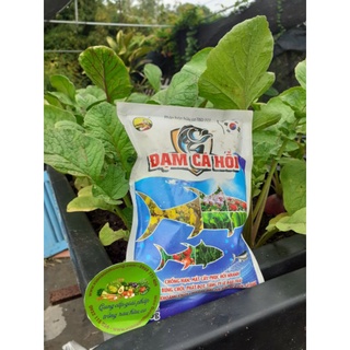 Gói 200g Phân Bón Hữu Cơ Đạm cá Hồi, Chống Hạn, Mát Cây, Phục Hồi Nhanh, Phát Đọt, Tăng Đậu Quả, Cải Tạo Đất