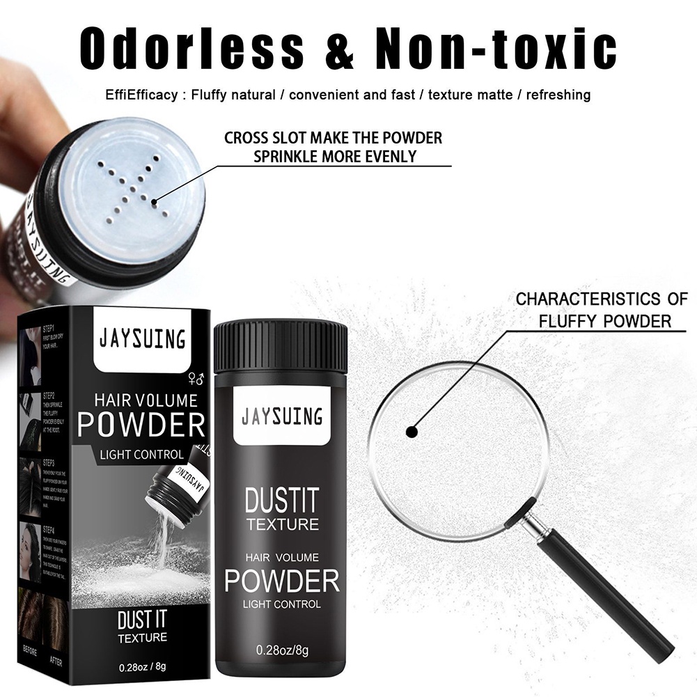 Phấn Làm Dày Tóc Và Kiểm Soát Dầu Hiệu Quả