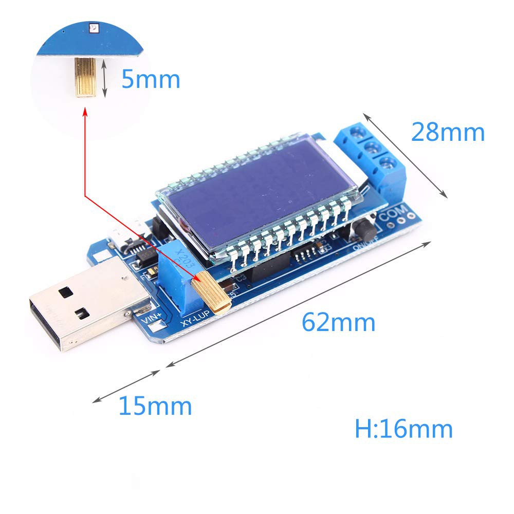 Mạch Tăng Giảm Áp Buck-Boost 5V Đến 3.3-24V Có Hiển Thị