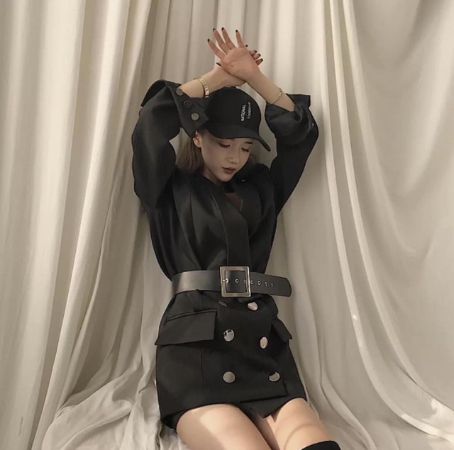 Áo khoác vest kèm belt phong cách ulzzang ( hình thật ở cuối) | BigBuy360 - bigbuy360.vn