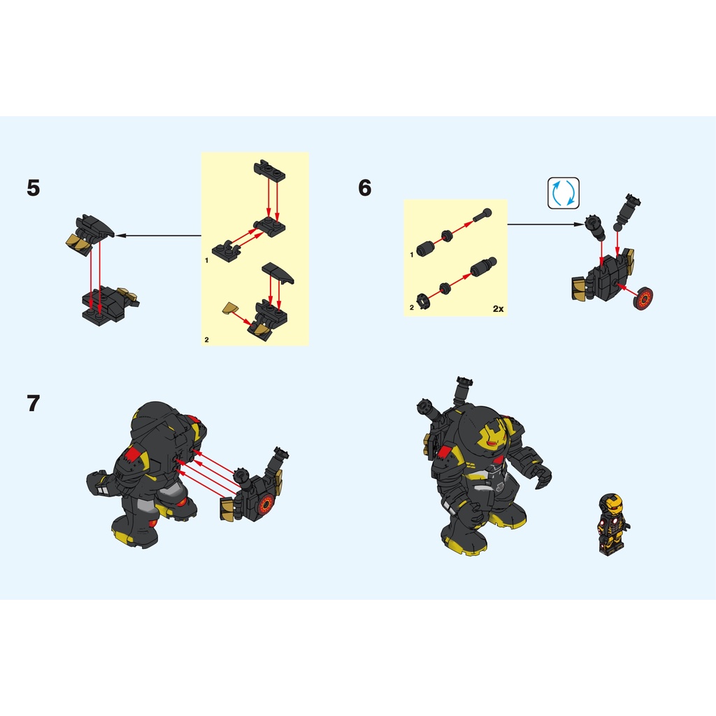 Mới Đồ Chơi Mô Hình Nhân Vật Hulkbuster