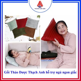 Gối thảo dược Thạch Anh Hoàng Liên Sơn hỗ trợ ngủ ngon giấc nguyên liệu 100% tự nhiên