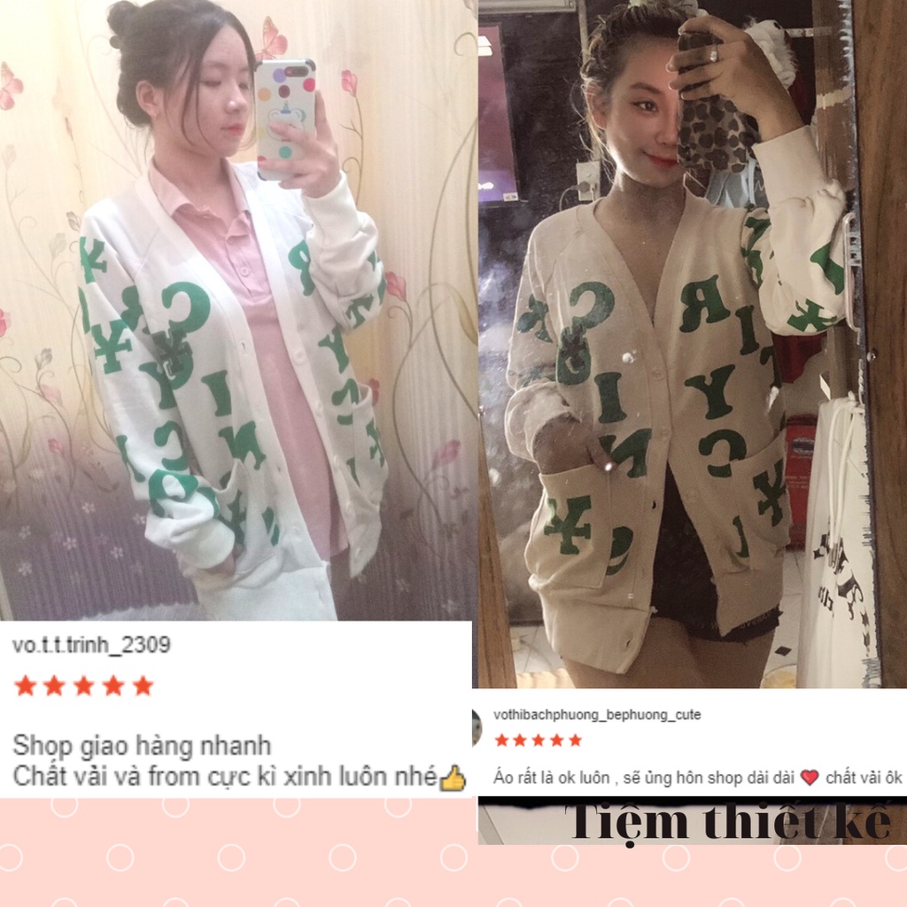 𝐗.𝐀. 𝐋𝐎 Áo Khoác Cardigan Nữ Áo Cardigan Dirty Phong Cách Trẻ 𝐟𝐫𝐞𝐞𝐬𝐡𝐢𝐩Trung Năng Động Áo Khoác Unisex Nam Nữ Đều Mặc Đượ