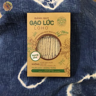 Bánh quy gạo lứt rong nho Loho - Thuần Nông - Brown red rice biscuit 400g