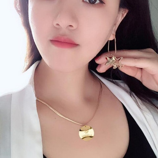 Dây Chuyền Sợi Mì Mặt Tròn To Titan Ko Han Rỉ TT 3668