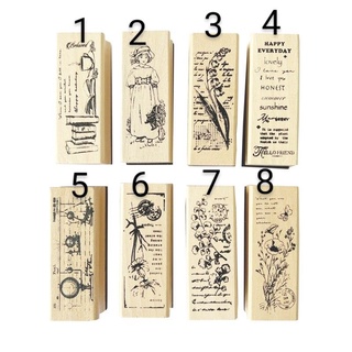 Con dấu gỗ Vintage