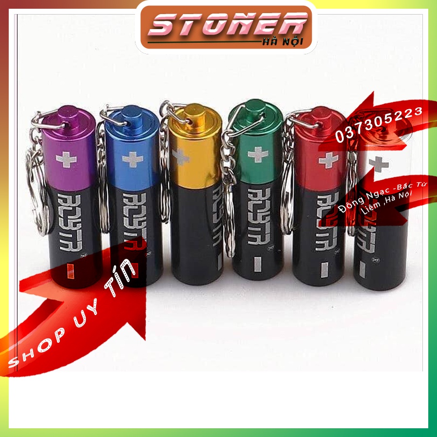 Móc Chìa Khóa Ghép Hình Pin Con Thỏ ( Nhiều Màu Sắc, Kim Loại,Ta^u?)