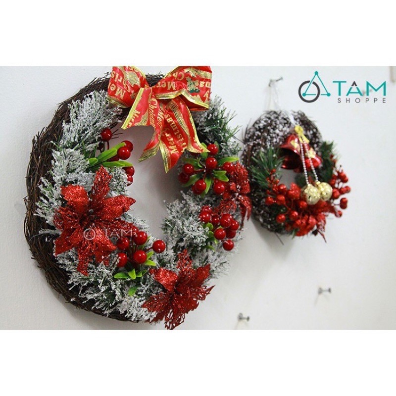 Sỉ vòng dây rừng làm vòng nguyệt quế, vòng hoa treo cửa.