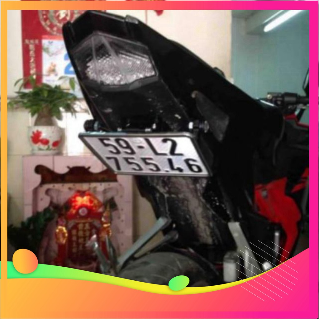 Hahong shop Pat biển số gập gắn dc nhiều loại xe pkl pkn r15 tfx fz150i cbr150 z900 z1000 ninja