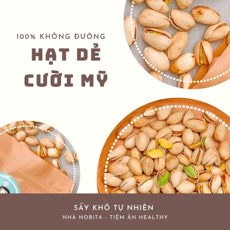 Hạt dẻ cười sấy khô tự nhiên không đường - Mỹ