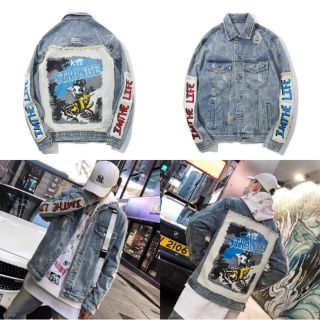 Áo khoác jean bò unisex nam nữ