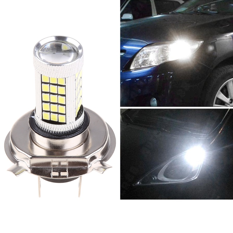 Đèn Pha LED 66 Bóng DC 12V H4 2835 6000K Chất Lượng Cao