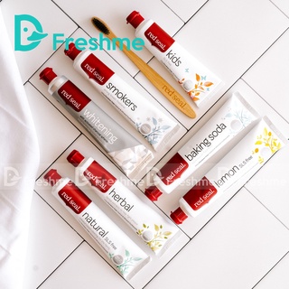 [Freeship] [Hàng Úc] Kem đánh răng hữu cơ Red Seal - Baking soda, Natural SLS Free, Lemon SLS Free, Whitening