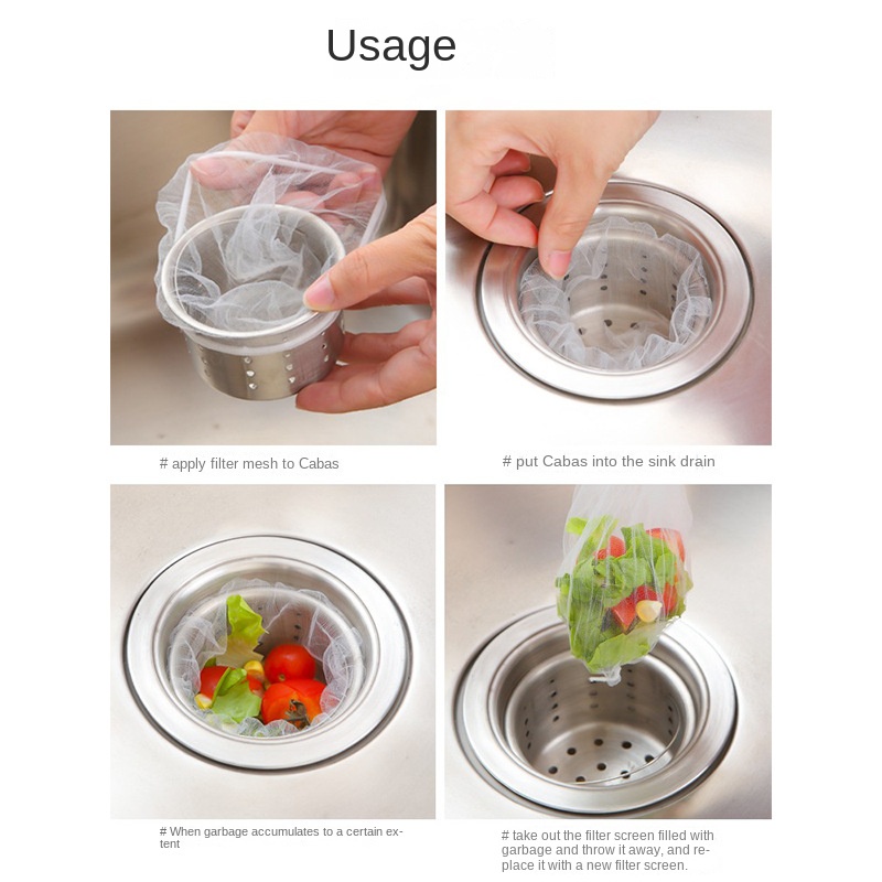 Lưới Lọc Rác Chống Tóc Rụng Cho Bồn Rửa Chén/Phòng Tắm