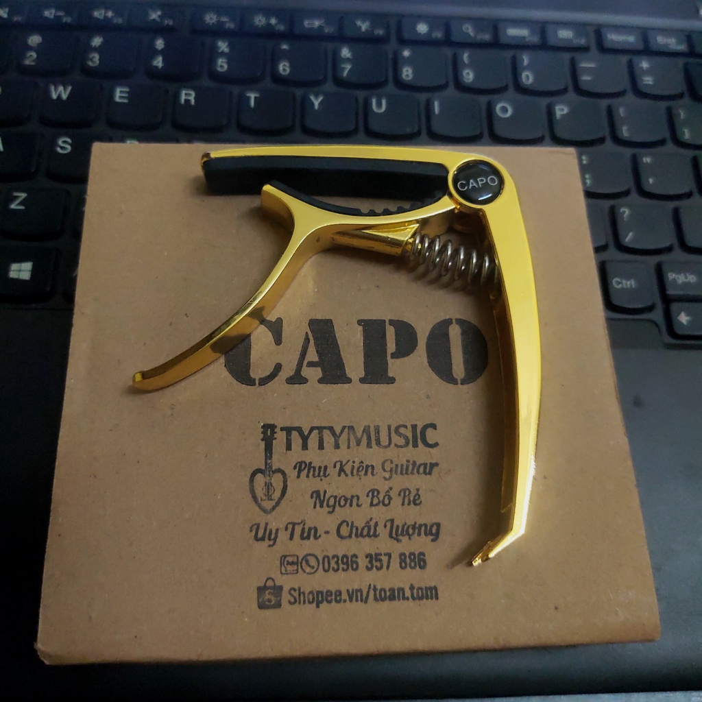 CAPO GUITAR kim loại 2 chức năng mạ vàng cao cấp chính hãng TYTYmusic