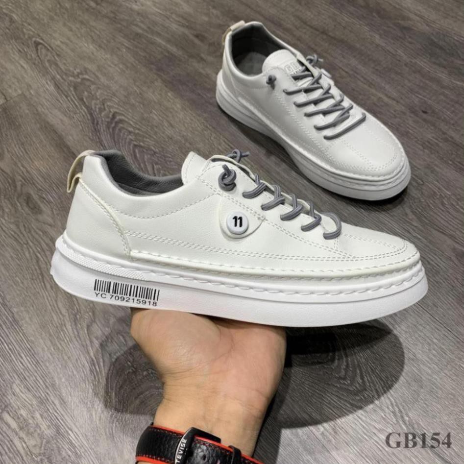 Giày sneaker nam đẹp phong cách thể thao chất liệu da trơn cao cấp  - GB154 giaynamdep