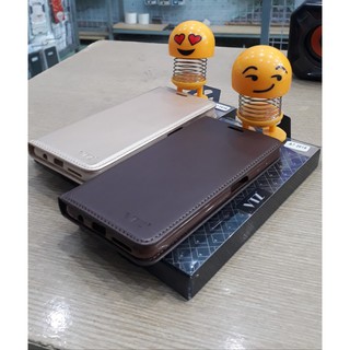 Bao da samsung galaxy a7 2018 dạng ví may viền vtz cao cấp