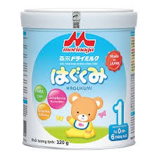 Sữa Morinaga số 1 hagukumi 320g tách đai - date 3/2022