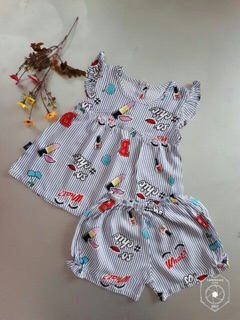 Combo 2 bộ lanh cho bé gái