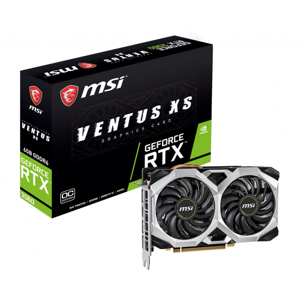 VGA MSI RTX 2060 VENTUS 6G OC Full Hộp như mới còn bảo hành 02/2025