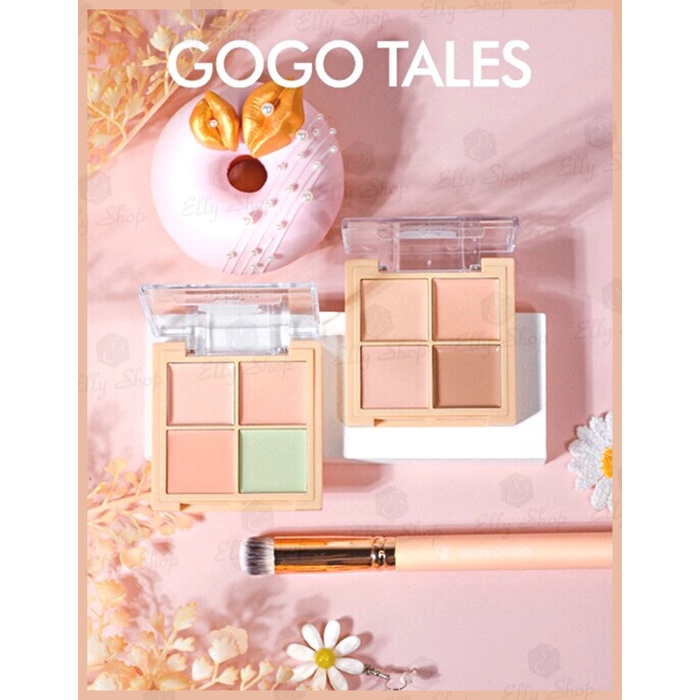 Bảng che khuyết điểm 4 ô Gogo Tales Embellish Blemish Free Collocation