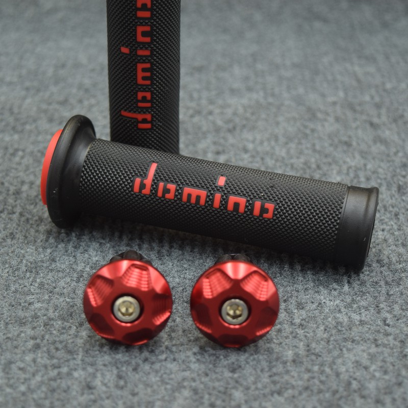 COMBO bao tay DOMINO và gù nhôm CNC bông mai gắn các loại xe máy hiện nay