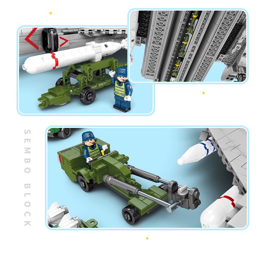 Lego máy bay trực thăng chiến đấu Z-10 đồ chơi lắp ráp xếp hình lego thông minh