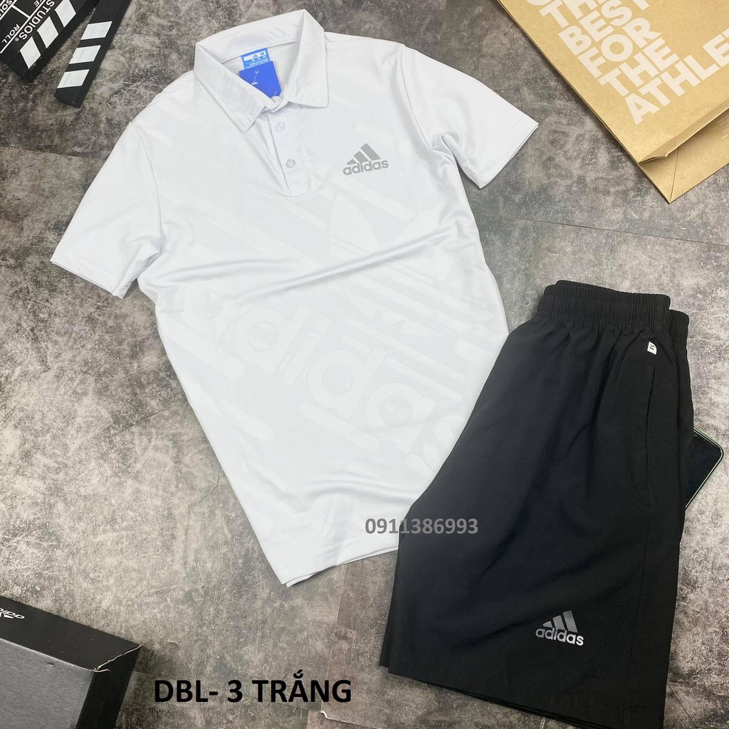 BỘ THỂ THAO NAM THUN LẠNH VÂN 3 LÁ CAO CẤP - CÓ CỔ (DBL1-6)