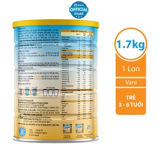 [KHÔNG MÓP] Sữa bột Abbott Grow 3+ 1700g