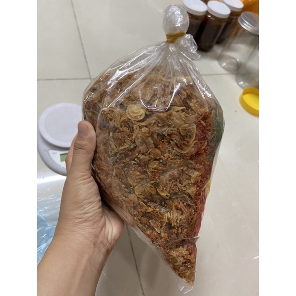 Muối tôm hành phi siêu thơm, giòn và ngon 200gram - 35k