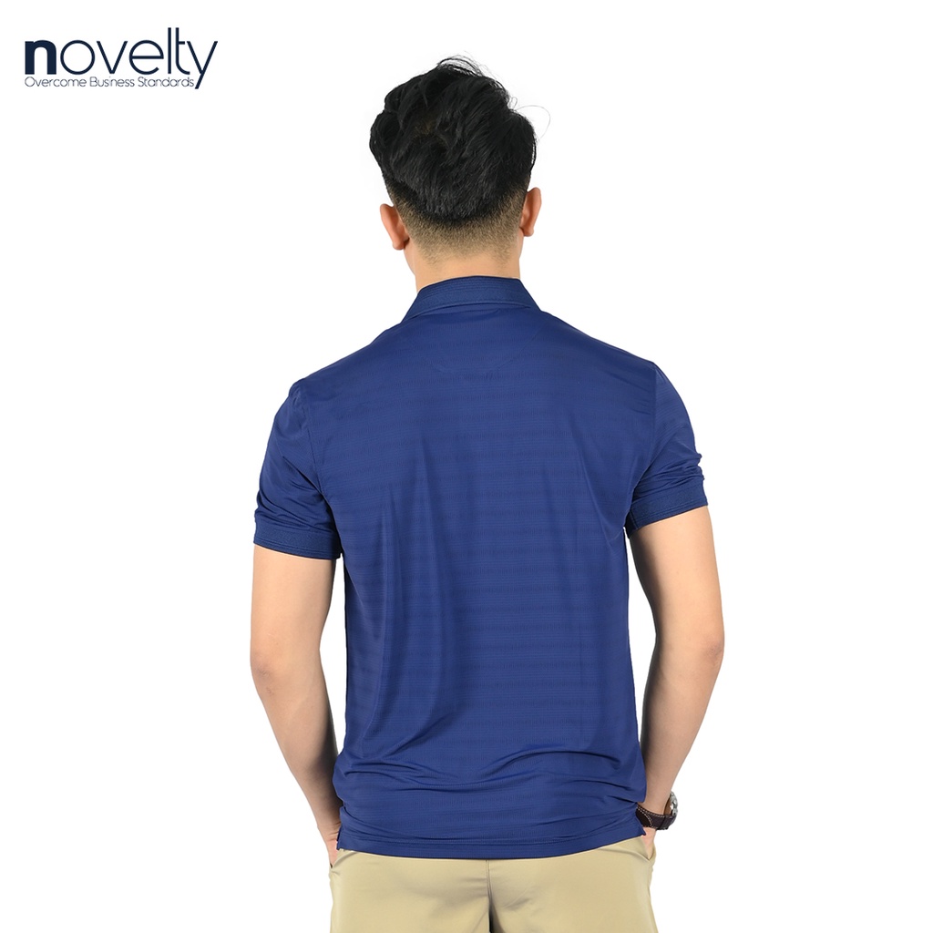 Áo thun Polo nam Novelty xanh đen Regular fit 210059N