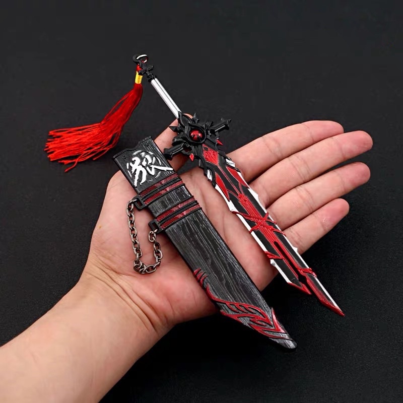 Mô hình kiếm Đường Cùng Của Sói Wolf's Gravestone trong Genshin Impact dài 22cm