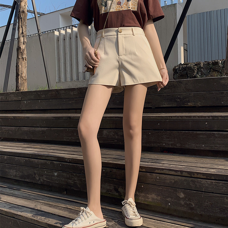 Quần Short Chữ A Lưng Cao Dáng Rộng Thời Trang Xuân Hè 2021 Cho Nữ | BigBuy360 - bigbuy360.vn