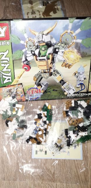 Lắp ráp 1 hộp LegoNinja có gần 200 chi tiết 68097 bằng nhựa ABS
